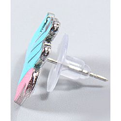 Babyhug Unicorn Earrings - Blue