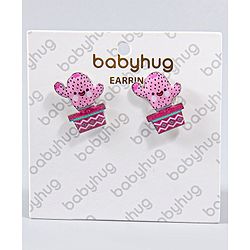 Babyhug Earrings Girl - Pink