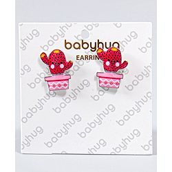 Babyhug Earrings Girl - Red