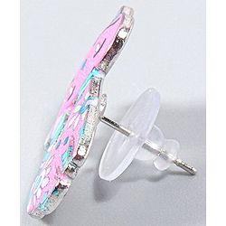 Babyhug Cat Earrings -Pink