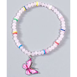 Babyhug Bracelets with Attached Butterfly - Pink