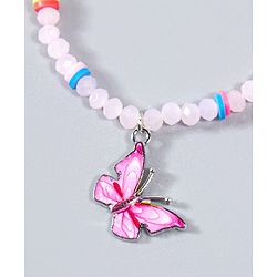Babyhug Bracelets with Attached Butterfly - Pink