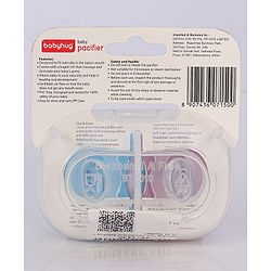 Babyhug Pacifier with PP Case Pack of 2 - Purple Blue