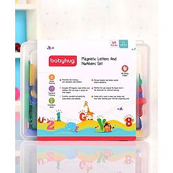 Babyhug Magnetic Letter & Numbers 49 pieces Set Without Board