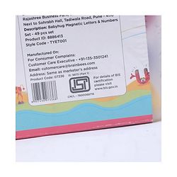 Babyhug Magnetic Letter & Numbers 49 pieces Set Without Board