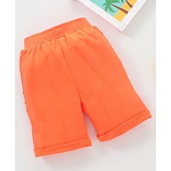 Babyhug Shorts Surf Time Placement Print - Orange