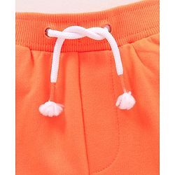 Babyhug Shorts Surf Time Placement Print - Orange