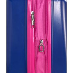 Babyhug Kid's Expandable Trolley Bag Owl Print Blue - 18 Inches| Shock Resistant| Telescopic Handle| Water Resistant| Easy Zipper Closure| Durable Wheels