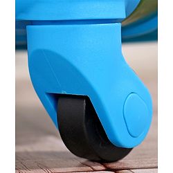 Babyhug Kid's Expandable Trolley Bag Ball Print Green - 18 Inches| Shock Resistant| Telescopic Handle| Water Resistant| Easy Zipper Closure| Durable Wheels