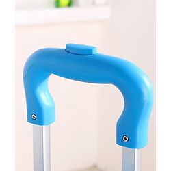 Babyhug Kid's Expandable Trolley Bag Ball Print Green - 18 Inches| Shock Resistant| Telescopic Handle| Water Resistant| Easy Zipper Closure| Durable Wheels