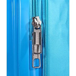 Babyhug Kid's Expandable Trolley Bag Aeroplane Print Blue - 18 Inches| Shock Resistant| Telescopic Handle| Water Resistant| Easy Zipper Closure| Durable Wheels