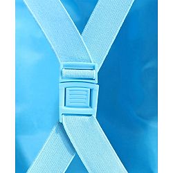 Babyhug Kid's Expandable Trolley Bag Aeroplane Print Blue - 18 Inches| Shock Resistant| Telescopic Handle| Water Resistant| Easy Zipper Closure| Durable Wheels