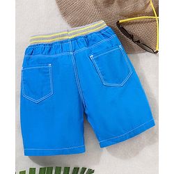 Babyhug Mid Thigh Shorts Dolphin Print - Blue