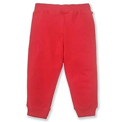 Babyhug Full Length Lounge Pant Soccer Print - Red