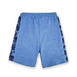 Babyhug Shorts With Drawstring Let's Play Print - Blue