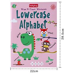 Babyhug Strokes and Curves Wipe N Clean Workbook Set of 4 - English