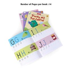 Babyhug Strokes and Curves Wipe N Clean Workbook Set of 4 - English
