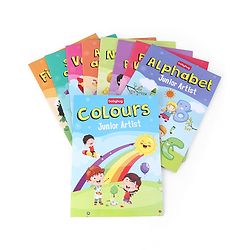 Babyhug First Step to Big Learning Junior Artist Colouring Books Pack of 10 - English