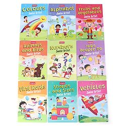 Babyhug First Step to Big Learning Junior Artist Colouring Books Pack of 10 - English