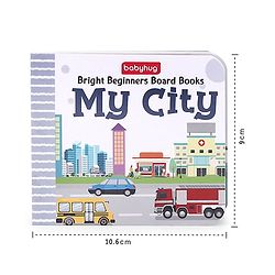 Babyhug Bright Beginners Board Books- Set of 10| Back to Back 22 Pages| Basic Concepts|Early Learning Pocket-Sized Pre-School book|Premium & Handy|Ideal for Gifting