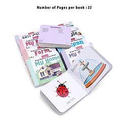 Babyhug Bright Beginners Board Books- Set of 10| Back to Back 22 Pages| Basic Concepts|Early Learning Pocket-Sized Pre-School book|Premium & Handy|Ideal for Gifting