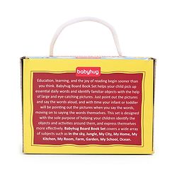 Babyhug Bright Beginners Board Books- Set of 10| Back to Back 22 Pages| Basic Concepts|Early Learning Pocket-Sized Pre-School book|Premium & Handy|Ideal for Gifting