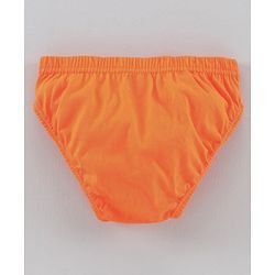 Babyhug 100% Cotton Brief Car Print Pack of 3 - Orange