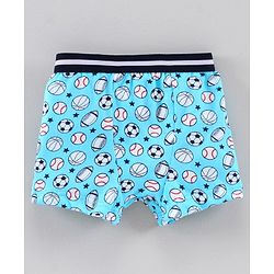 Babyhug 100% Cotton Briefs Pack of 3 - Blue