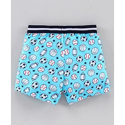 Babyhug 100% Cotton Briefs Pack of 3 - Blue