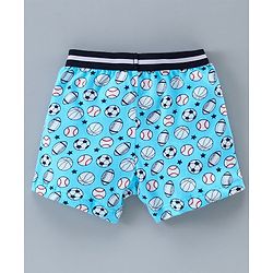 Babyhug 100% Cotton Briefs Pack of 3 - Blue