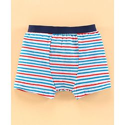 Babyhug 100% Cotton Briefs Pack of 3 - Blue & Grey
