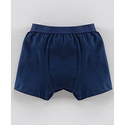 Babyhug 100% Cotton Briefs Space Print Pack of 3 - Navy Blue