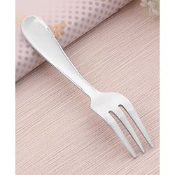 Babyhug Stainless Steel Spoon & Fork Set of 4 - Silver