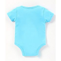 Babyhug Half Sleeves 100% Cotton Onesies Animal Print Pack of 5 - Red Orange Yellow Green Blue