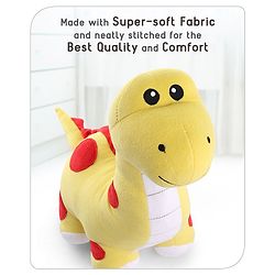 Babyhug Dinosaur Soft Toy Yellow - Height 28 cm