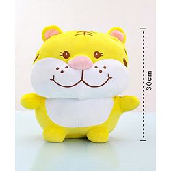 Babyhug Tiger Soft Toy Yellow - Height 30 cm