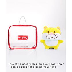 Babyhug Tiger Soft Toy Yellow - Height 30 cm