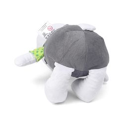 Babyhug Cute Rabbit Soft Toy in Grey Dungarees|Plush Bunny with Long Ears for Hugs & Cuddles|Sensory & Emotional Growth|Imaginative Play|BIS| Ideal Gift |2+ Years | Height-32cm