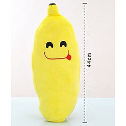Babyhug Cute Banana Premiun Plush Toy cum Cushion  - Height 44 cm