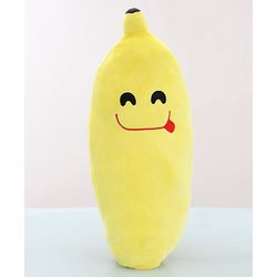 Babyhug Cute Banana Premiun Plush Toy cum Cushion  - Height 44 cm