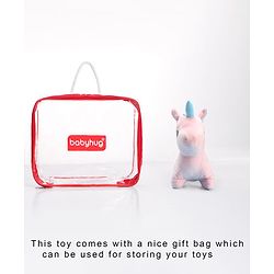 Babyhug Unicorn Soft Toy Pink - Height 29.5 cm