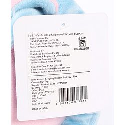Babyhug Unicorn Soft Toy Pink - Height 29.5 cm