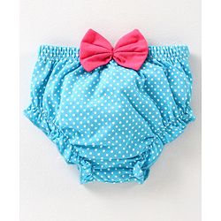 Babyhug 100% Cotton Bloomer Polka Dot Print - Pack of 2 - Pink Blue