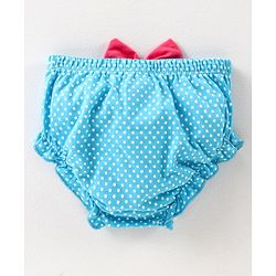 Babyhug 100% Cotton Bloomer Polka Dot Print - Pack of 2 - Pink Blue