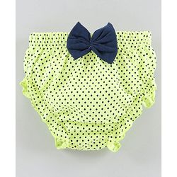 Babyhug 100% Cotton Bloomer Polka Dot Print - Pack of 2 - Pink Green