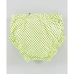 Babyhug 100% Cotton Bloomer Polka Dot Print - Pack of 2 - Pink Green