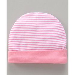 Babyhug 100% Cotton Cap Pack of 2 - Blue Pink