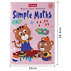 Babyhug Ready For School Wipe N Clean Workbook Set Pack of 4 - Eglish