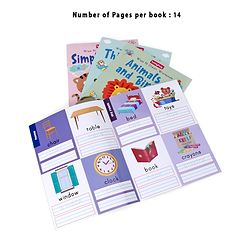 Babyhug Ready For School Wipe N Clean Workbook Set Pack of 4 - Eglish