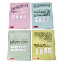 Babyhug Ready For School Wipe N Clean Workbook Set Pack of 4 - Eglish